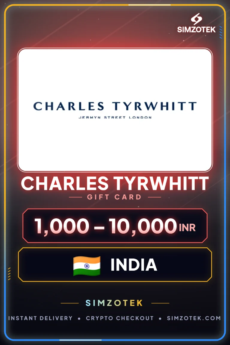 Charles Tyrwhitt Geschenkkarte (Indien)