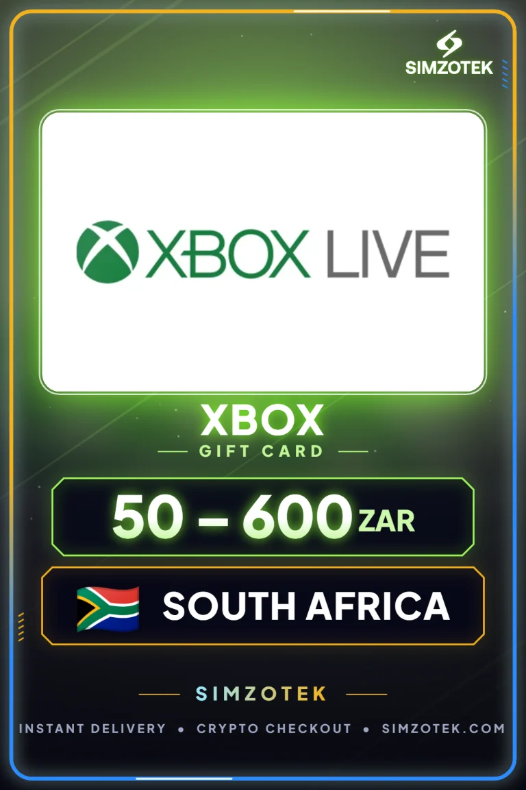 Dárková karta Xbox (Jihoafrická republika)