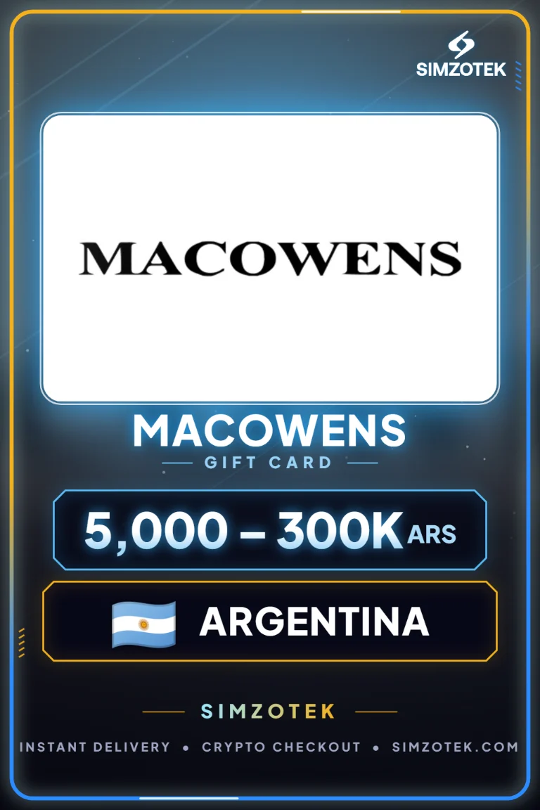 Macowens Gift Card (ອາເຈນທິນາ)
