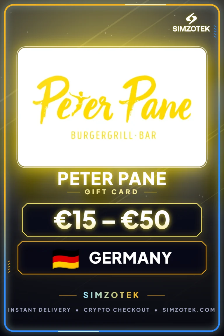Peter Pane Geschenkkarte (Deutschland)