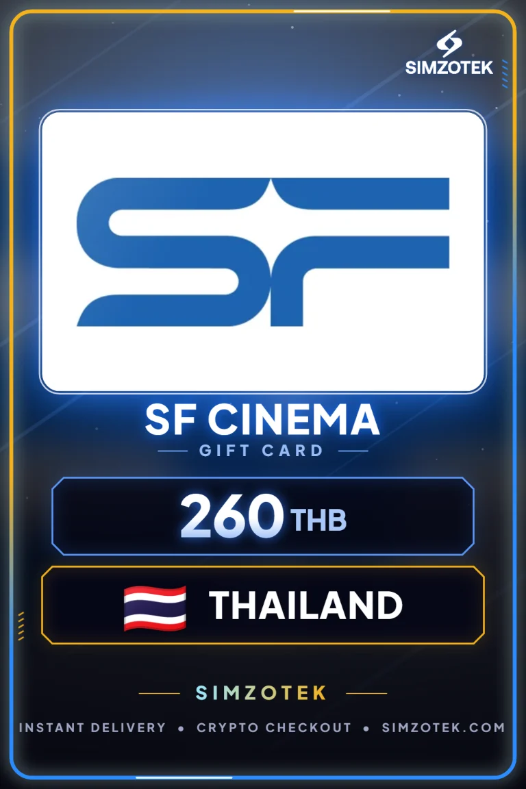 Karta podarunkowa SF Cinema (Tajlandia)