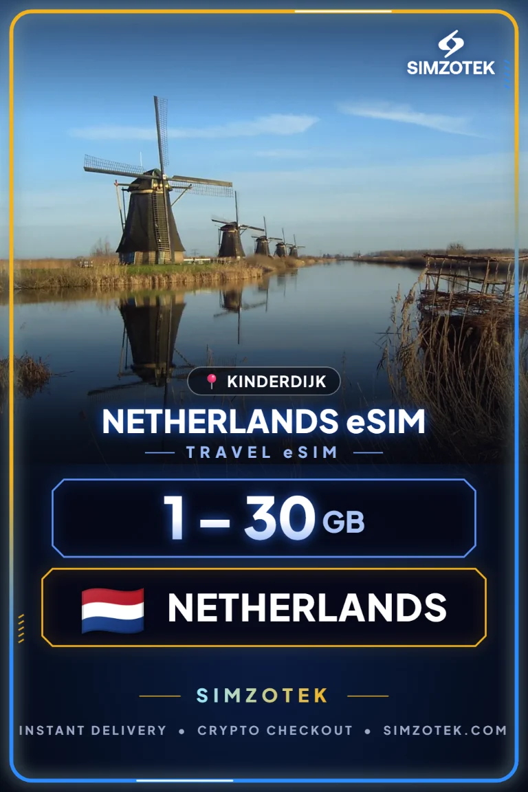 Netherlands eSIM – Data Plans