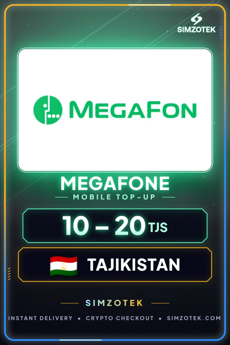 Megafone Prepaid Credit (타지키스탄)