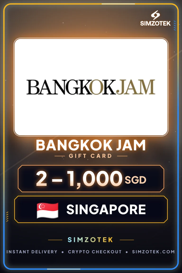 Bangkok Jam Gift Card (Singapore)