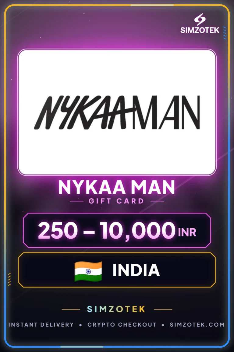 Поклон картица Nykaa Man (Индија)