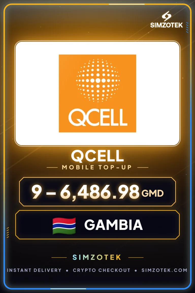 QCell mobiliojo ryšio papildymas (Gambija)