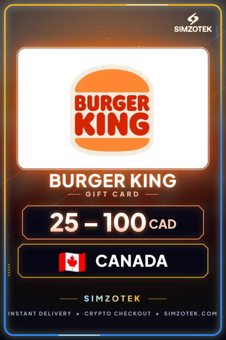 Burger King Gift Card (Canada)