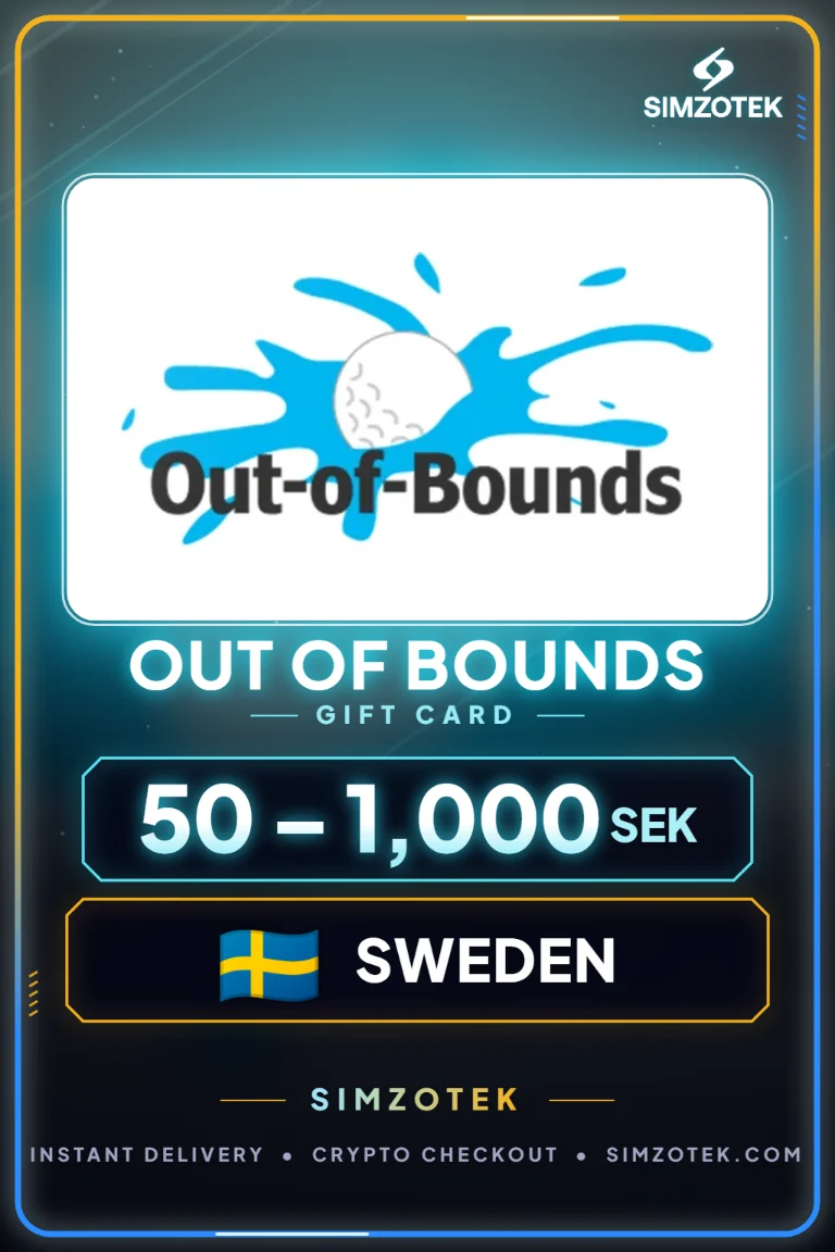Out of Bounds Gift Card (Sweden)