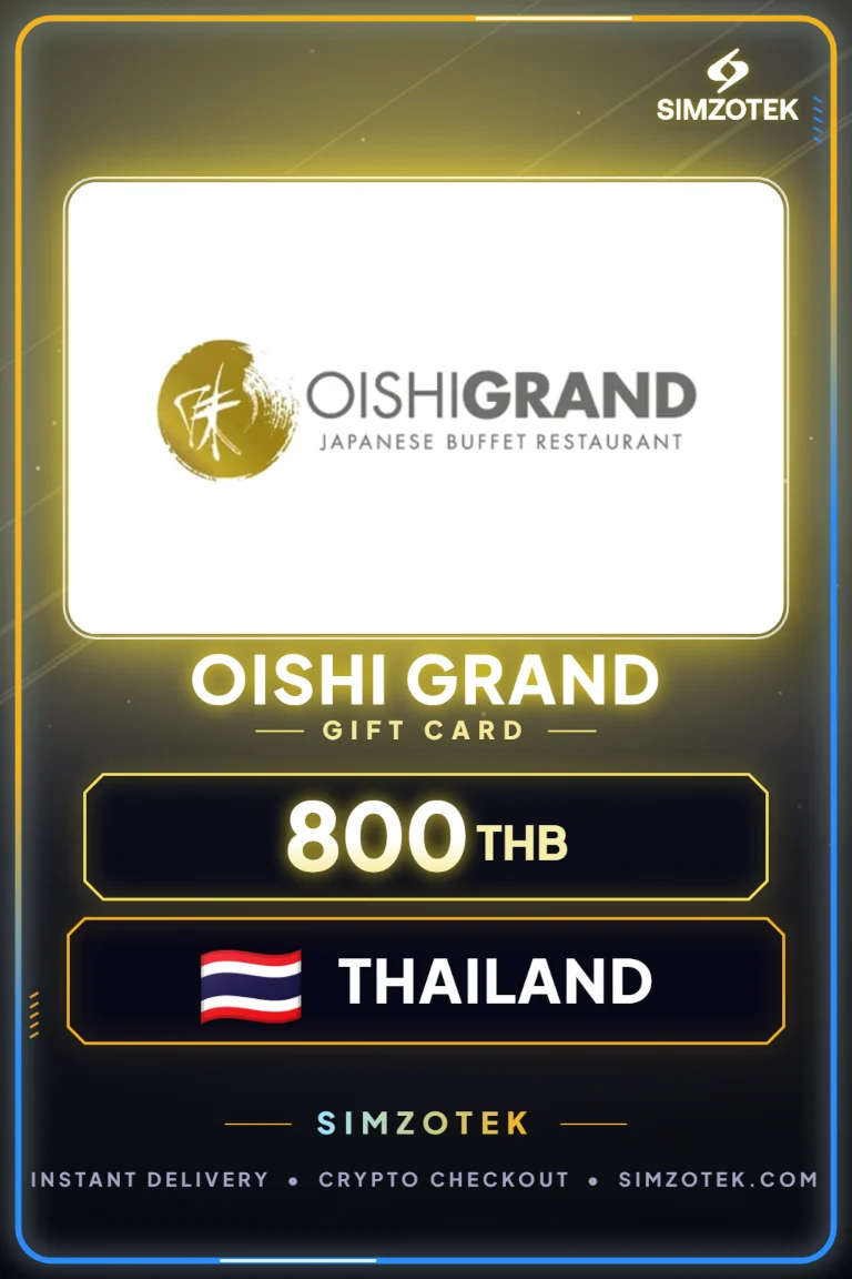 Oishi Grand Gift Card (Thailand)