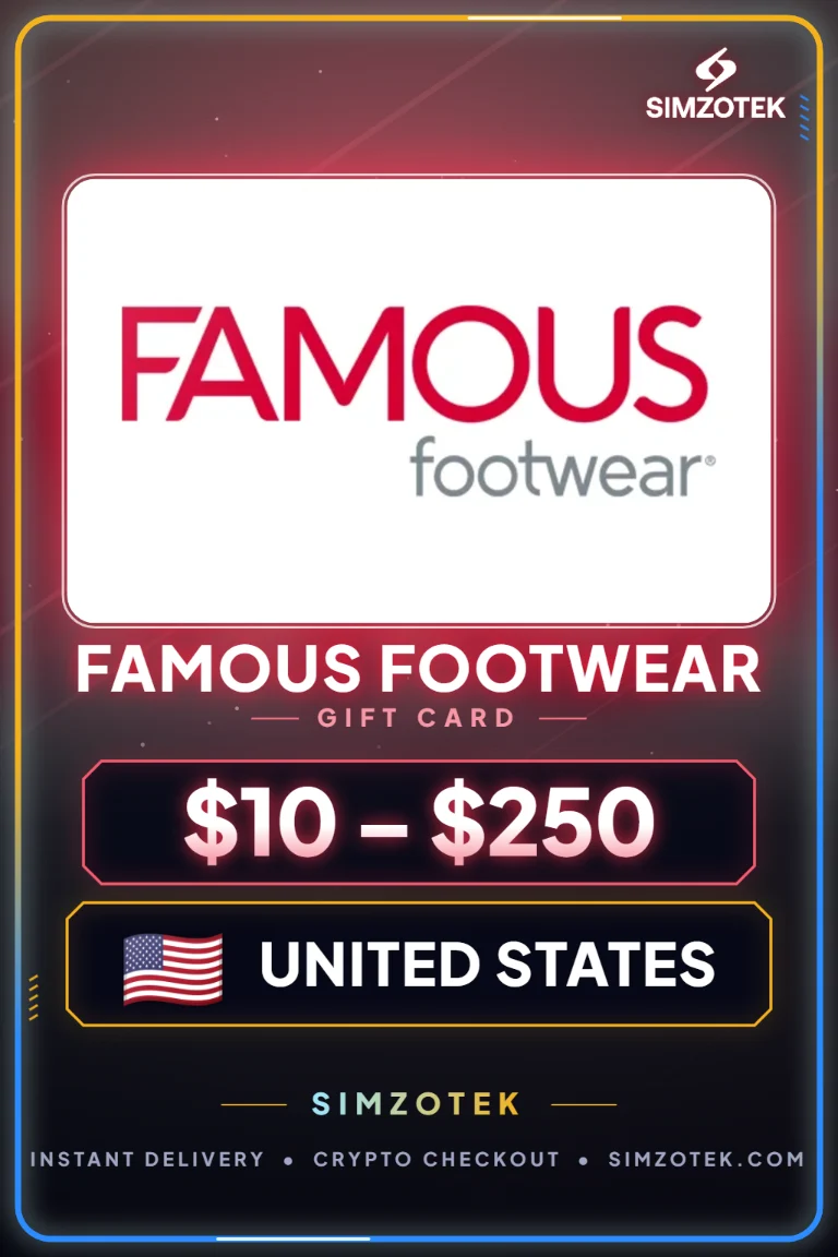 Famous Footwear Geschenkkarte (Vereinigte Staaten)