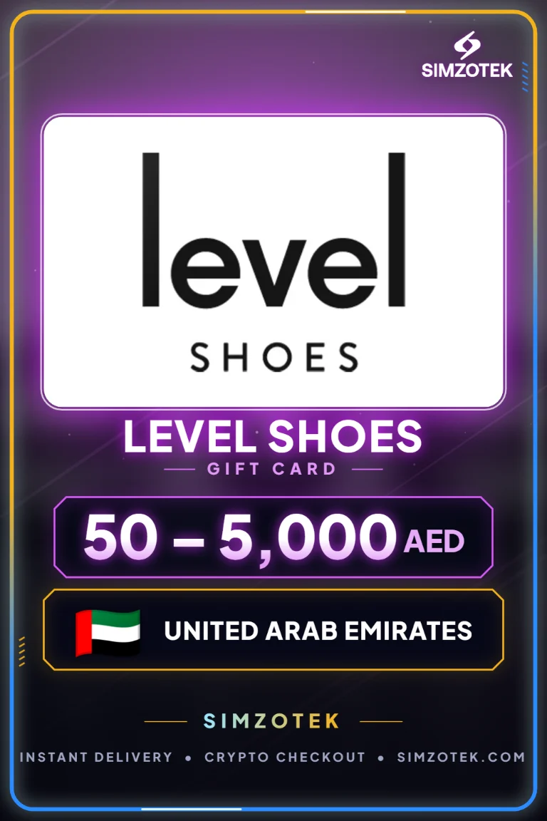 Karta podarunkowa Level Shoes (Zjednoczone Emiraty Arabskie)