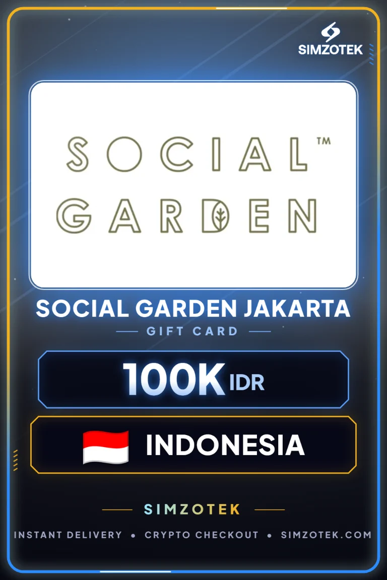 Поклон картица Social Garden Jakarta (Индонезија)