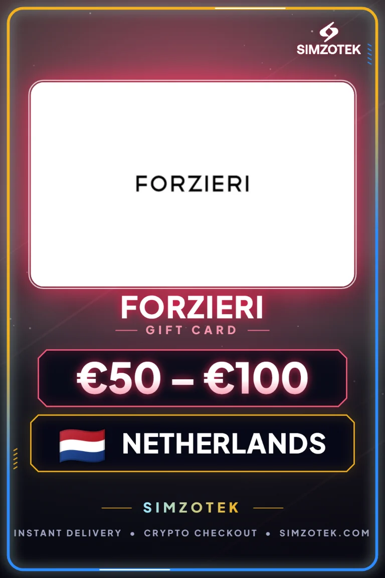 Karta podarunkowa FORZIERI (Holandia)