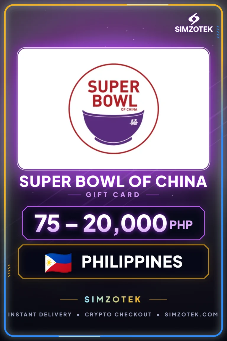 Dárková karta Super Bowl of China (Filipíny)