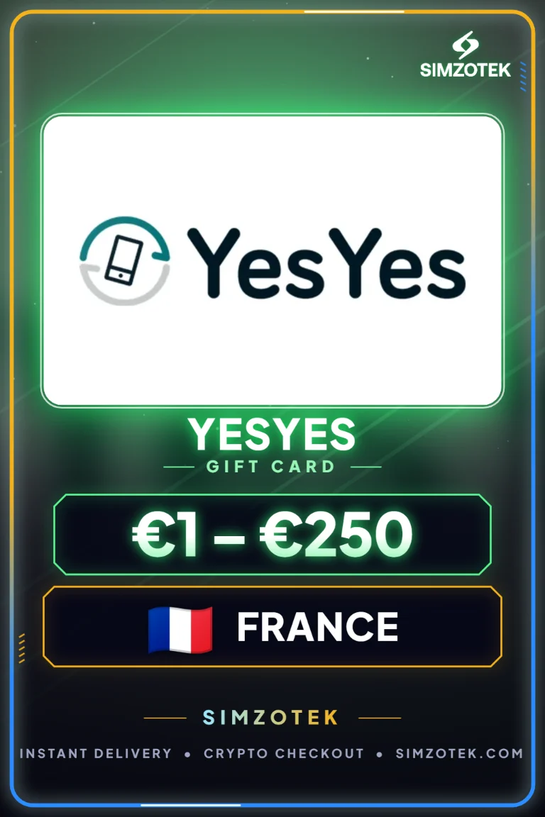 YesYes Geschenkkarte (Frankreich)