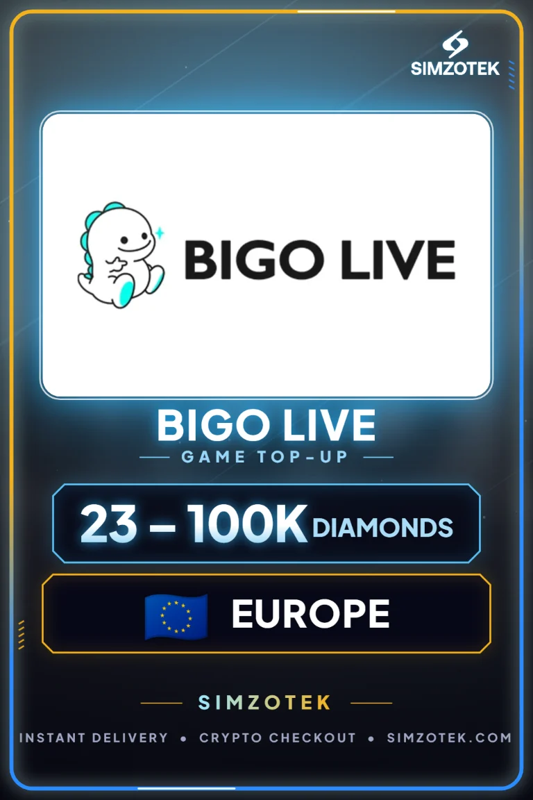 Bigo Live Diamonds (Top-Up) (Europe)