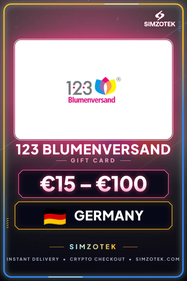 123 Blumenversand 기프트카드 (독일)