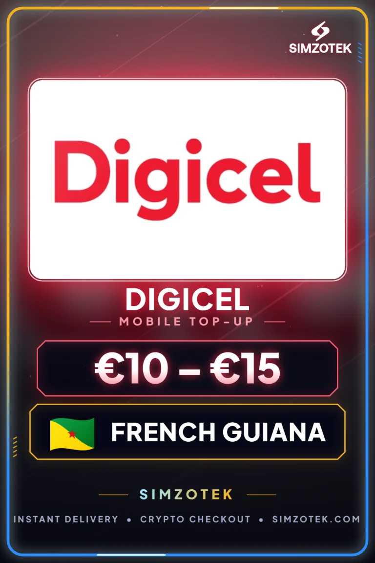 Digicel Mobile Top-Up (Francouzská Guyana)