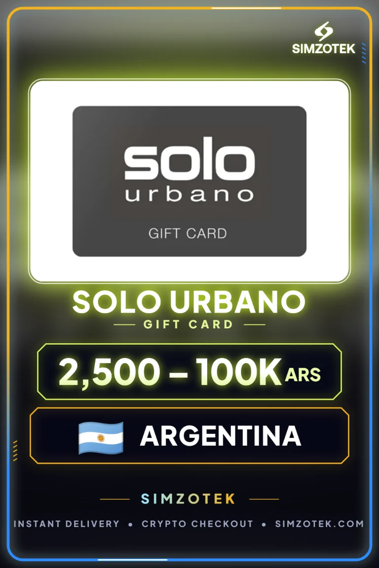Card cadou Solo Urbano (Argentina)
