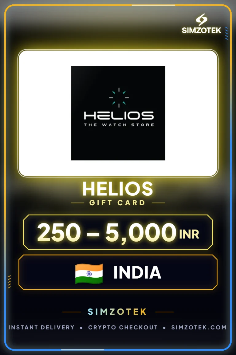 Helios 기프트카드 (인도)