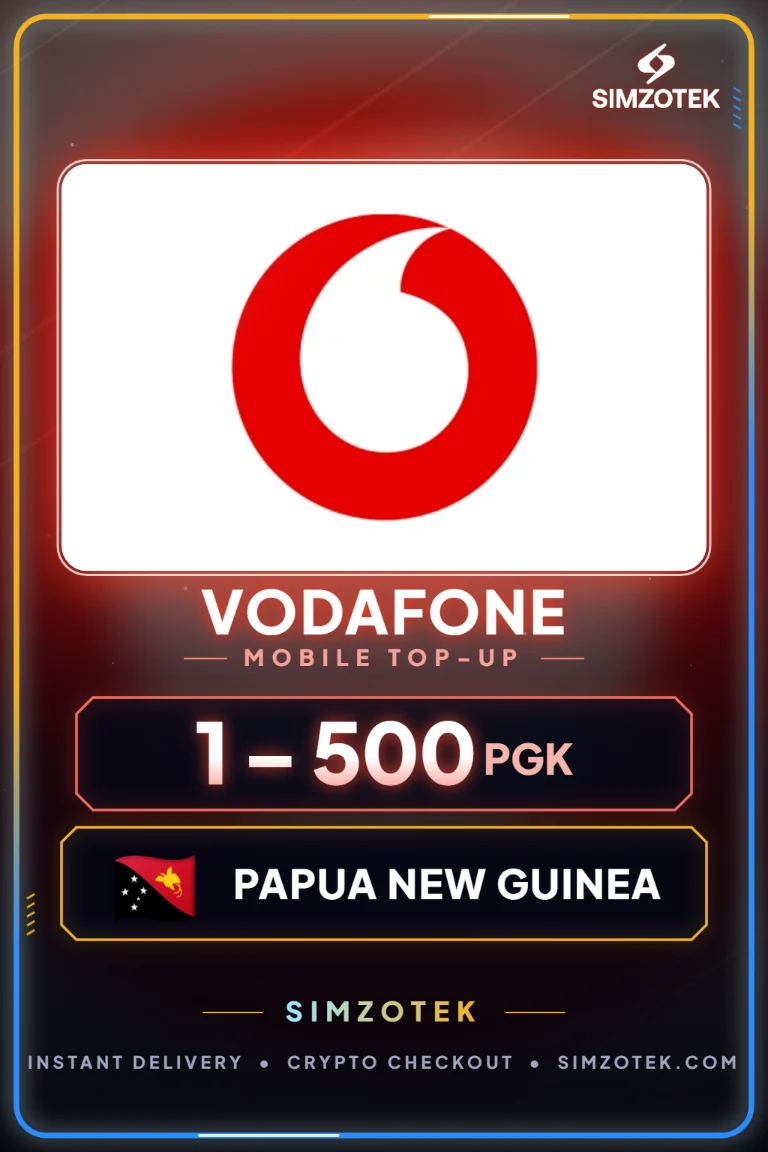 Vodafone მობილური ბალანსის შევსება (პაპუა-ახალი გვინეა)