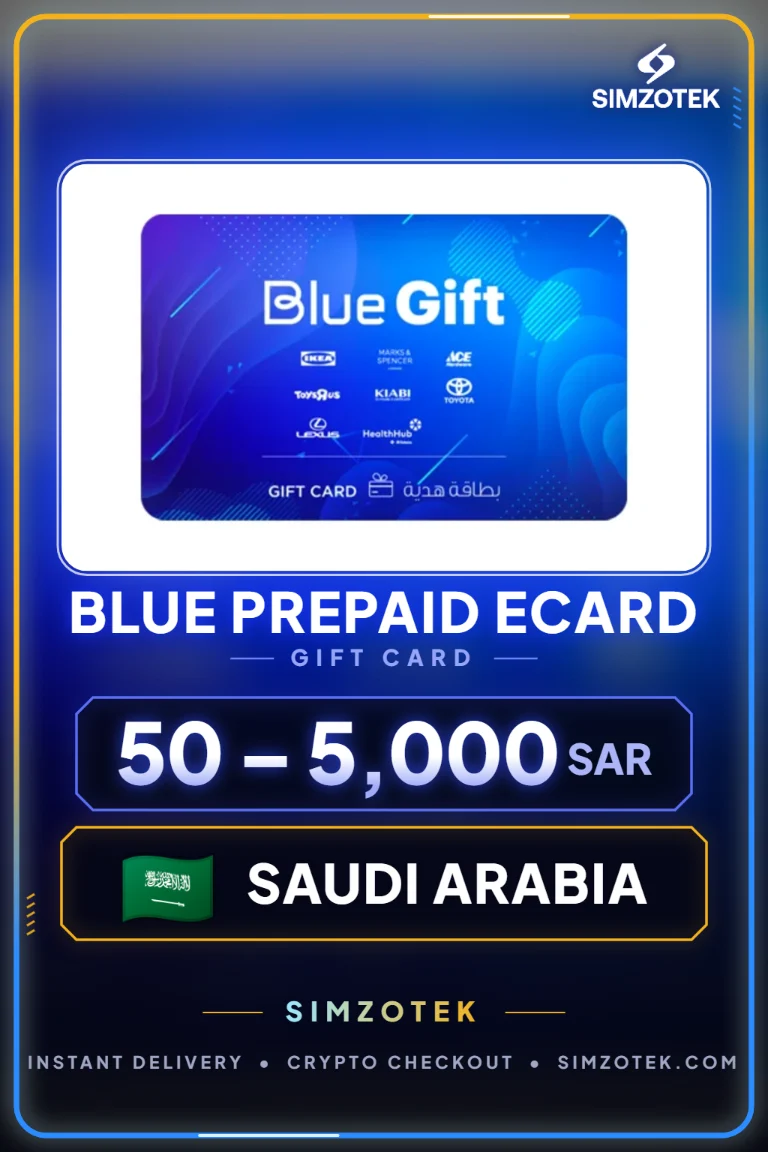 Blue Prepaid eCard (Saudi-Arabien)