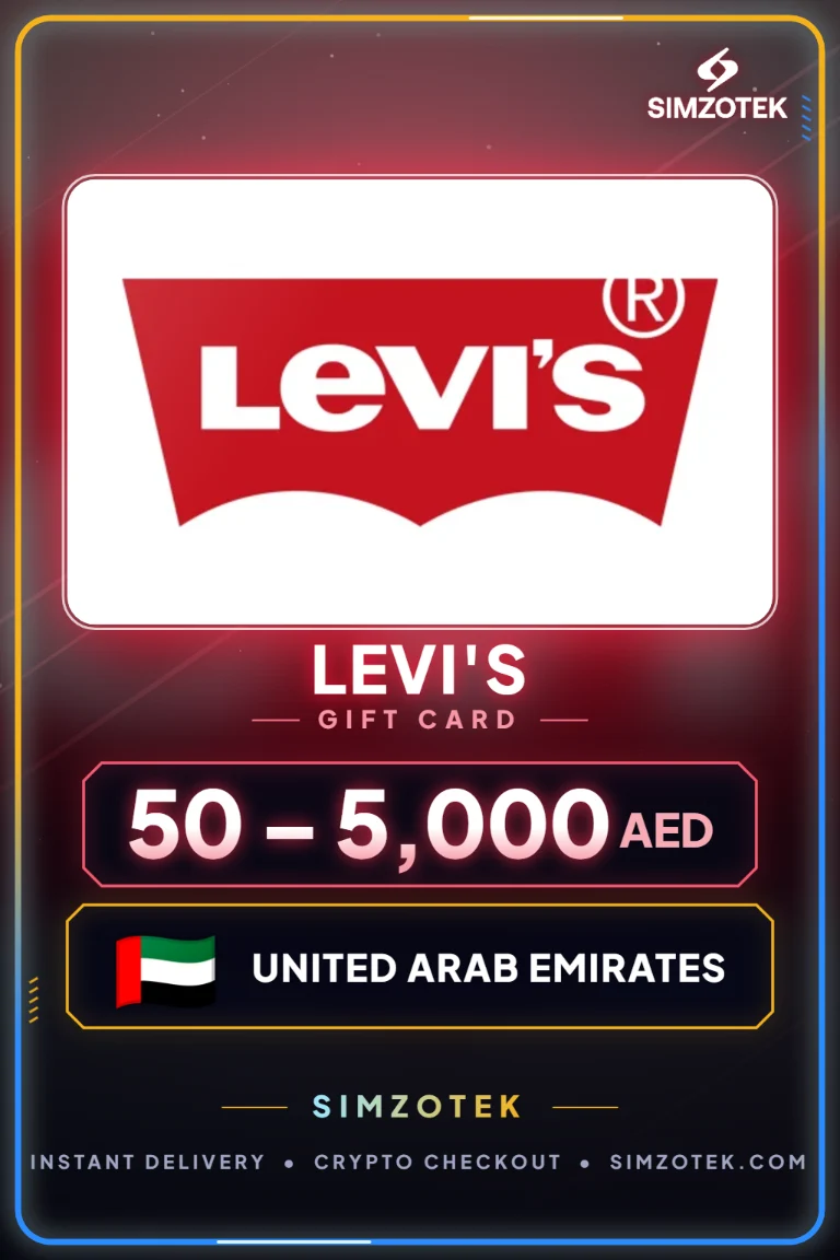 Tarjeta de regalo Levi's (Emiratos Árabes Unidos)