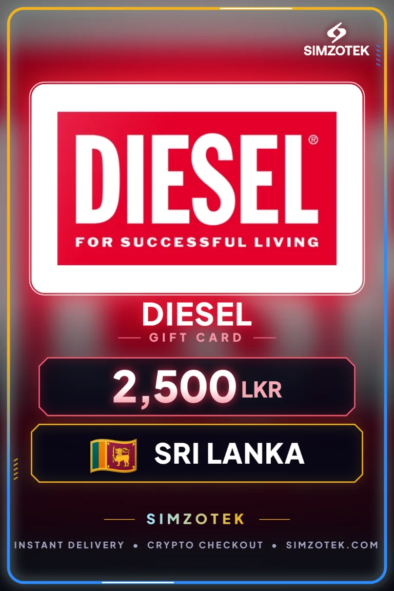 Dárková karta Diesel (Srí Lanka)