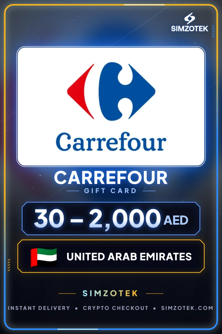 Thẻ quà tặng Carrefour (Các Tiểu Vương quốc Ả Rập Thống nhất)