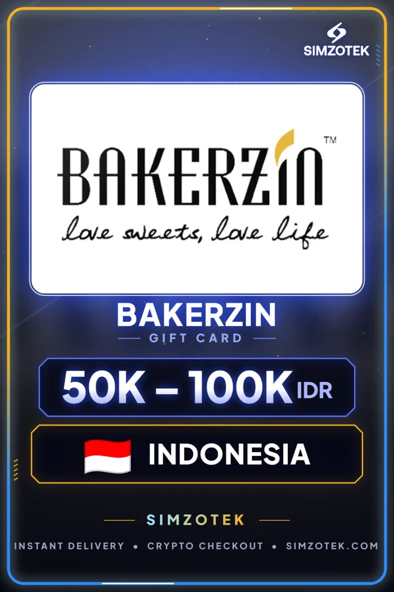 Bakerzin dovanų kortelė (Indonezija)