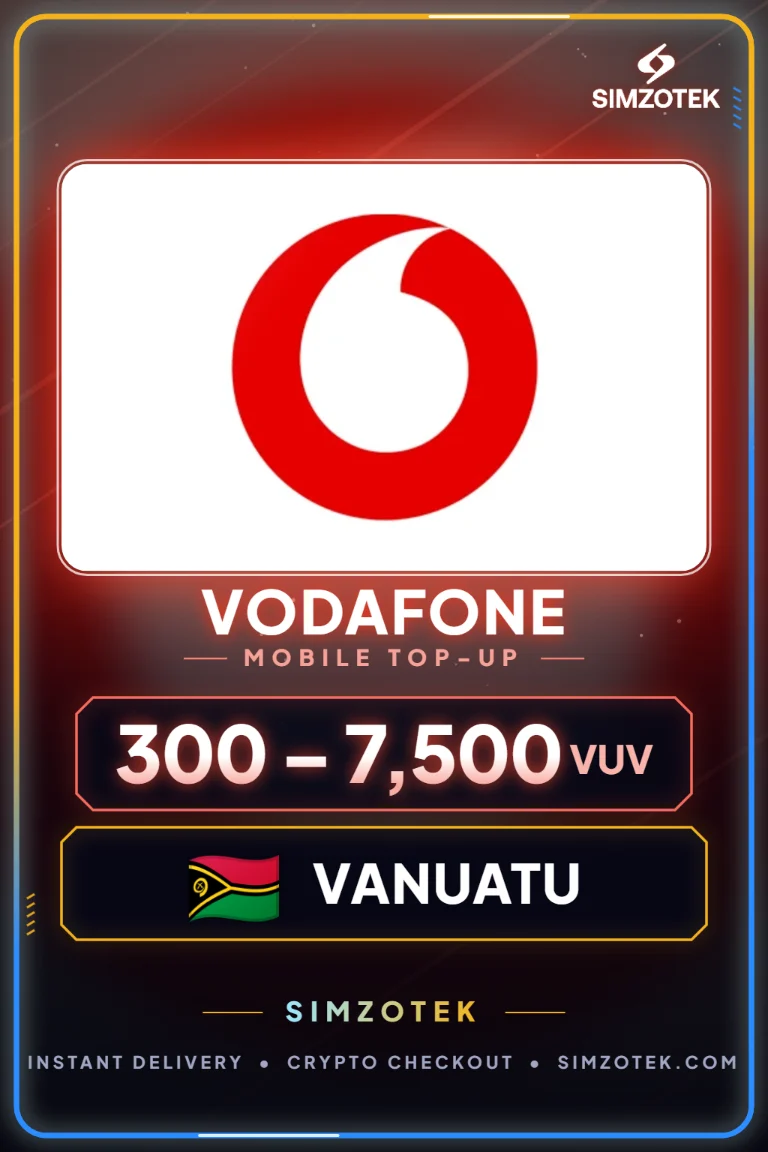 Vodafone Mobile Top-Up (Vanuatu)