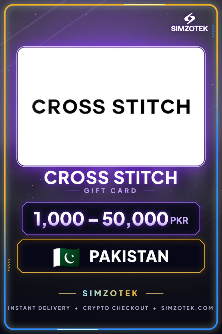 Cross Stitch Gift Card (Pakistan)