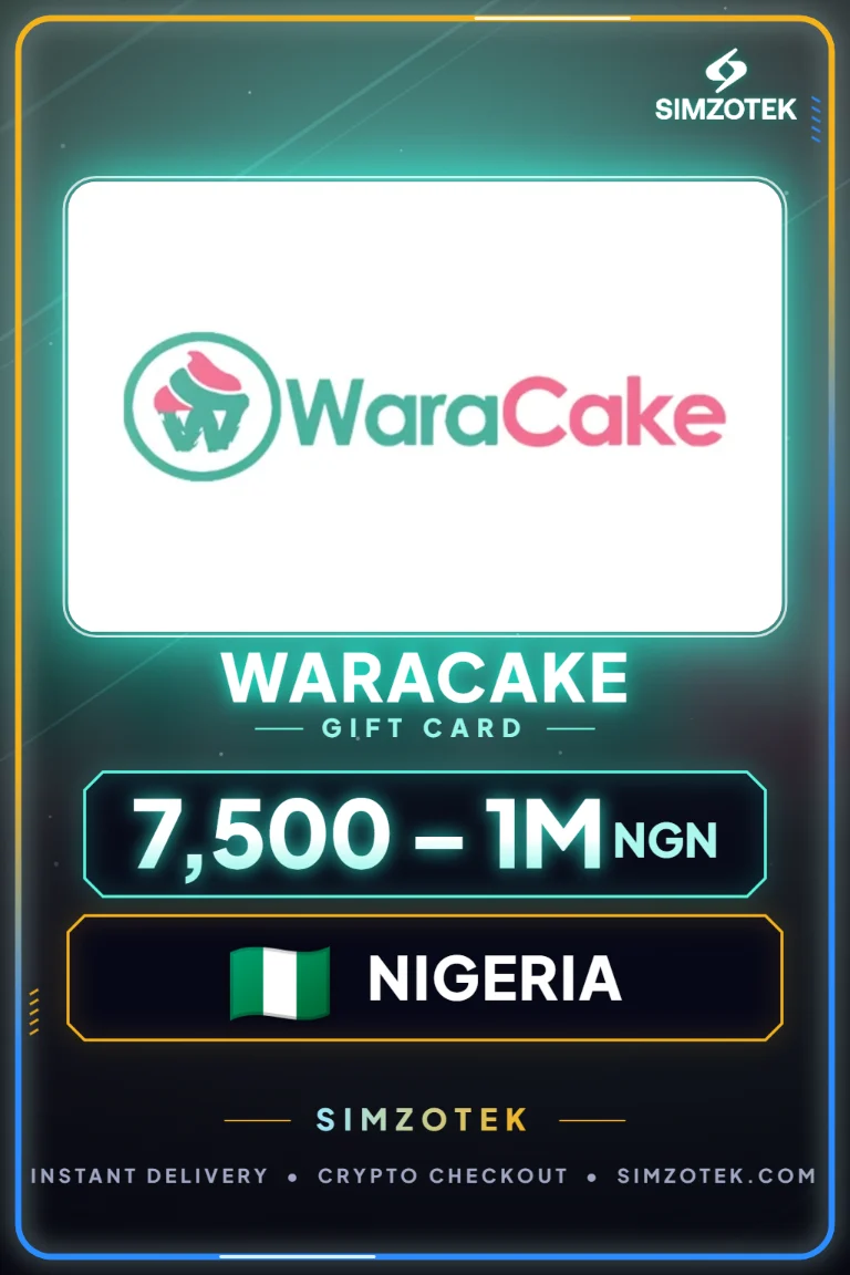 Tarjeta de regalo WaraCake (Nigeria)