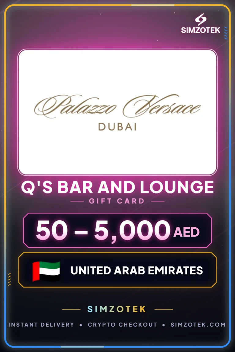 Dárková karta Q's Bar and Lounge (Spojené arabské emiráty)