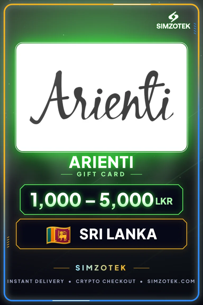 Arienti Gift Card (Sri Lanka)