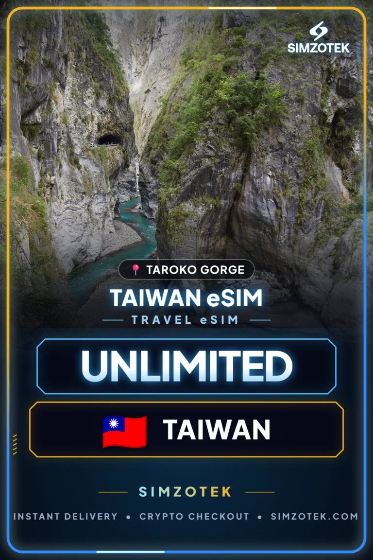 Tayvan eSIM – Limitsiz İnternet