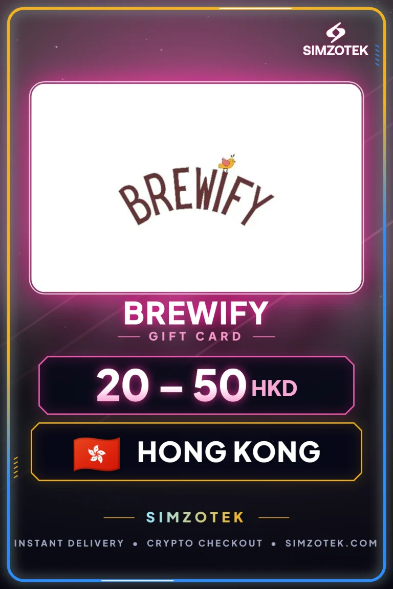 บัตรของขวัญ Brewify (Hong Kong)