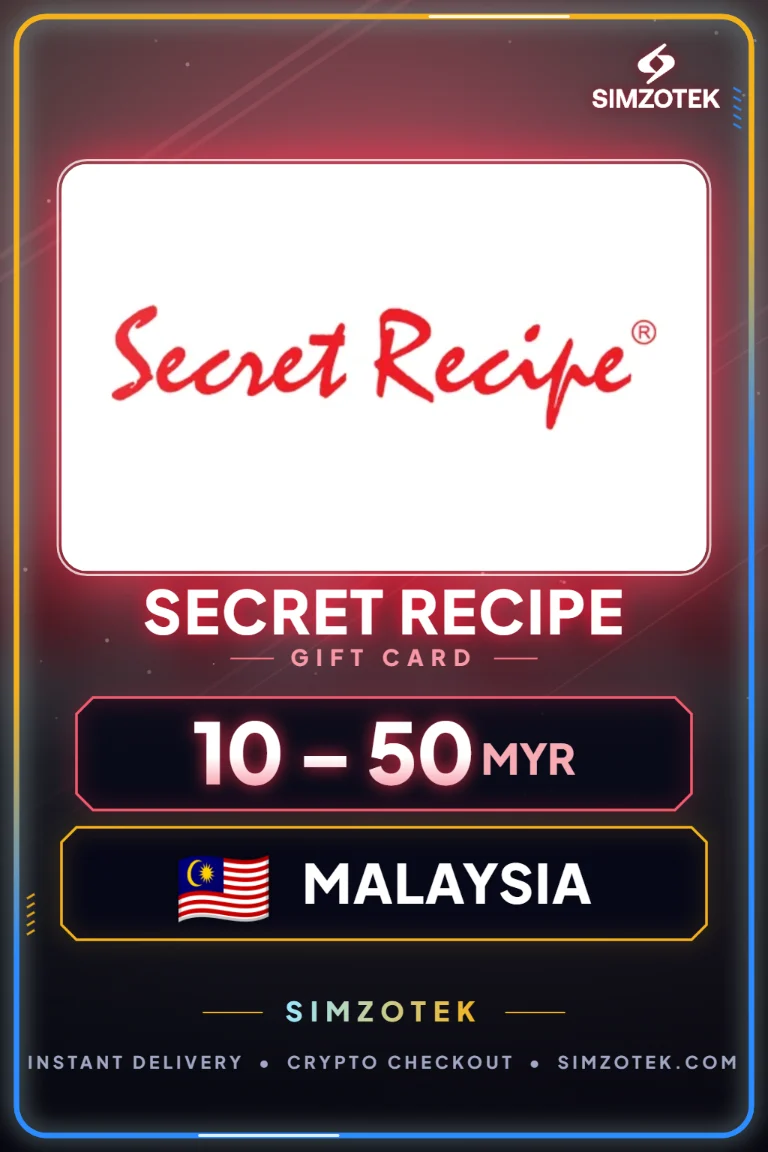 Carta regalo Secret Recipe (Malaysia)