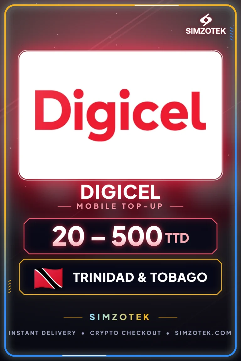 شحن رصيد Digicel (ترينيداد وتوباغو)