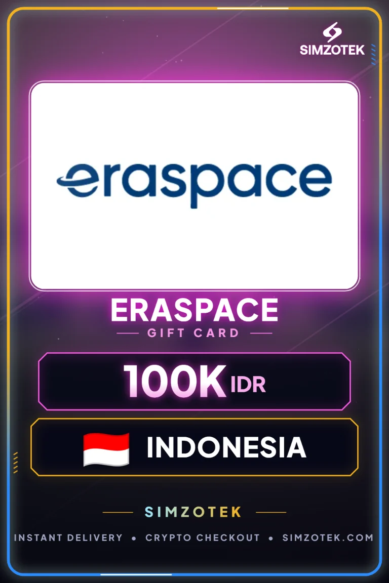 Dárková karta Eraspace (Indonésie)