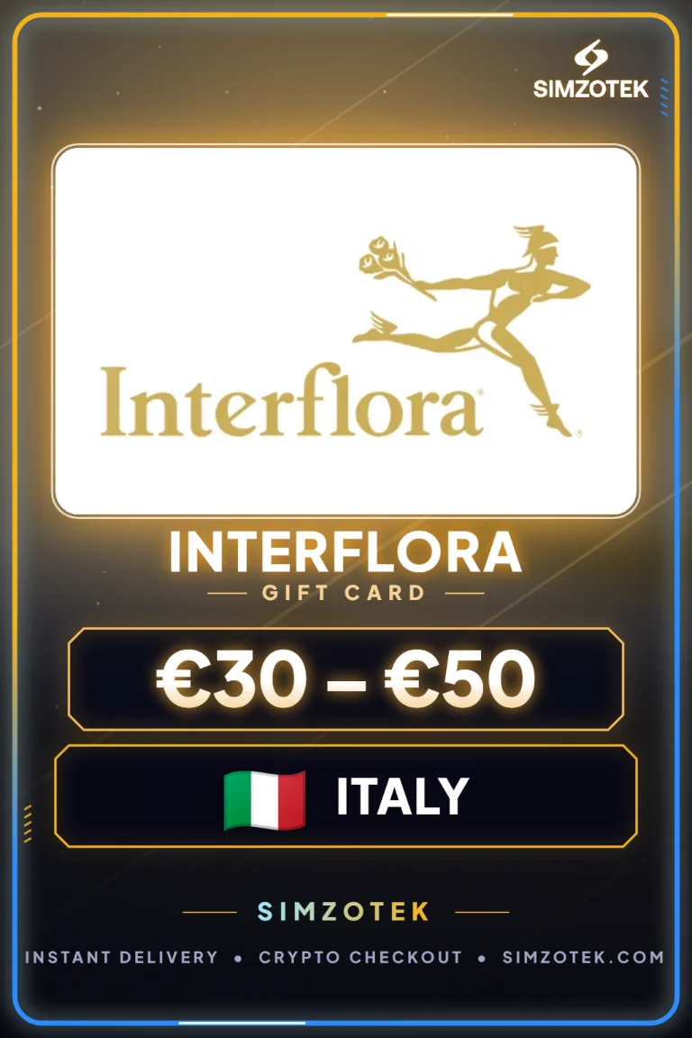 Karta podarunkowa Interflora (Włochy)