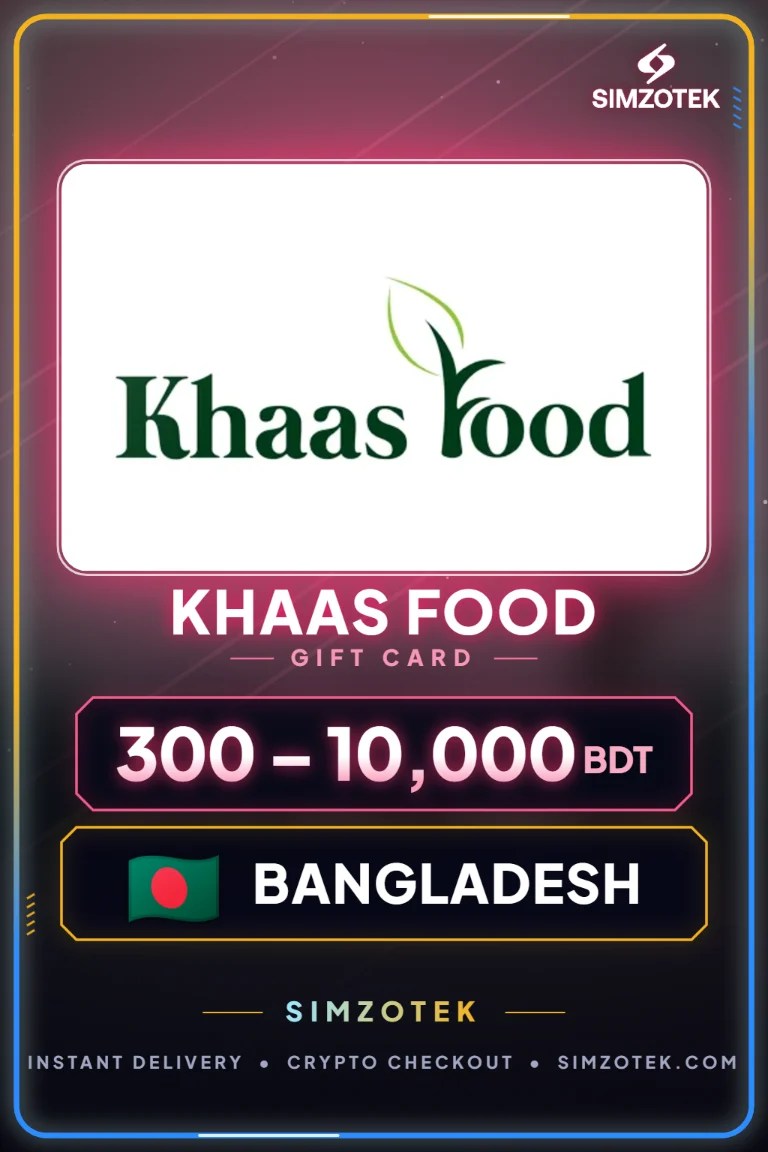 Поклон картица Khaas Food (Бангладеш)