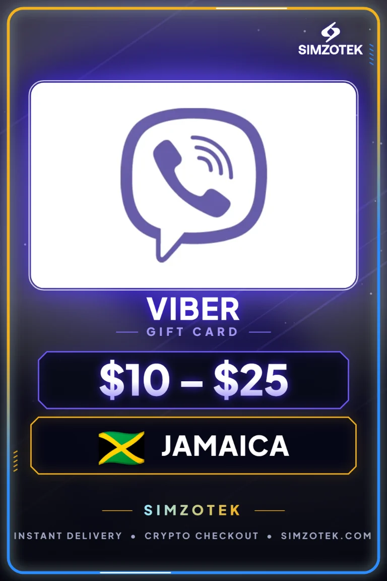כרטיס מתנה Viber (ג׳מייקה)