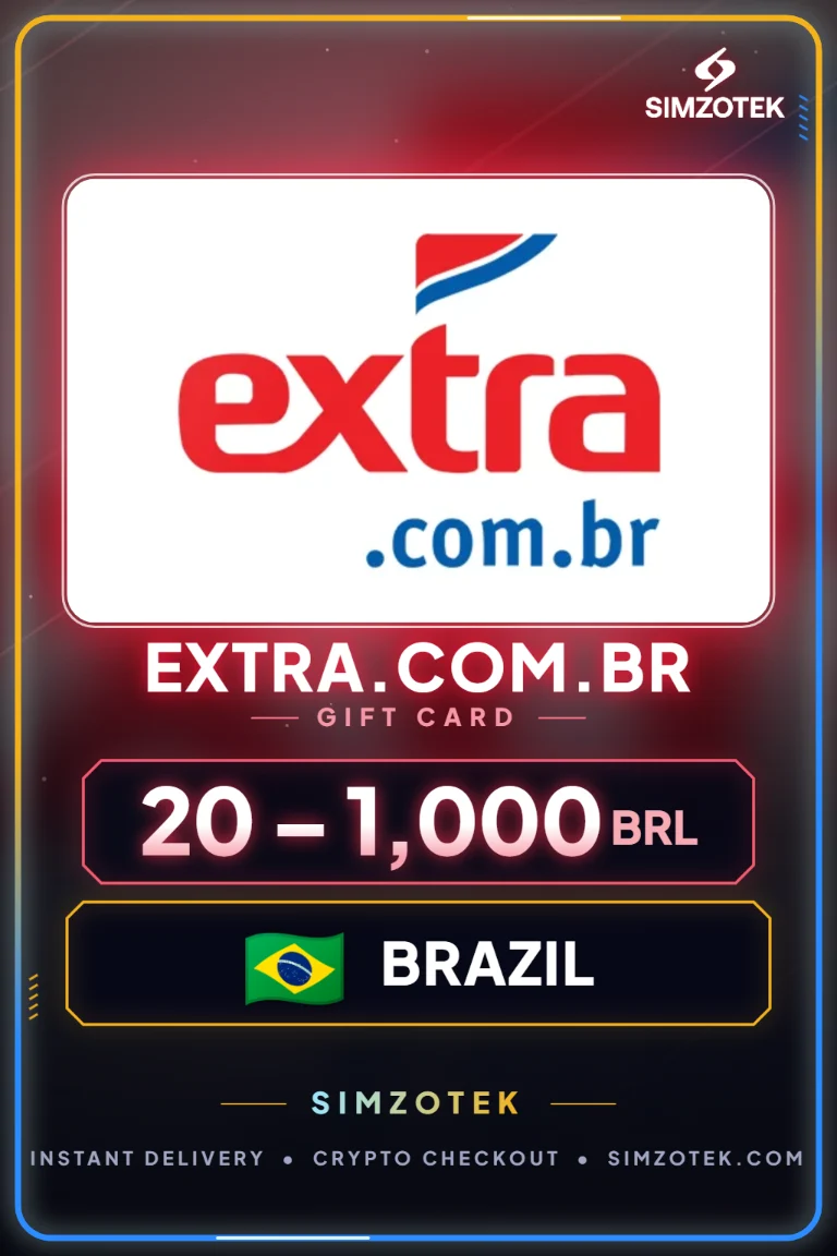 Card cadou Extra.com.br (Brazilia)