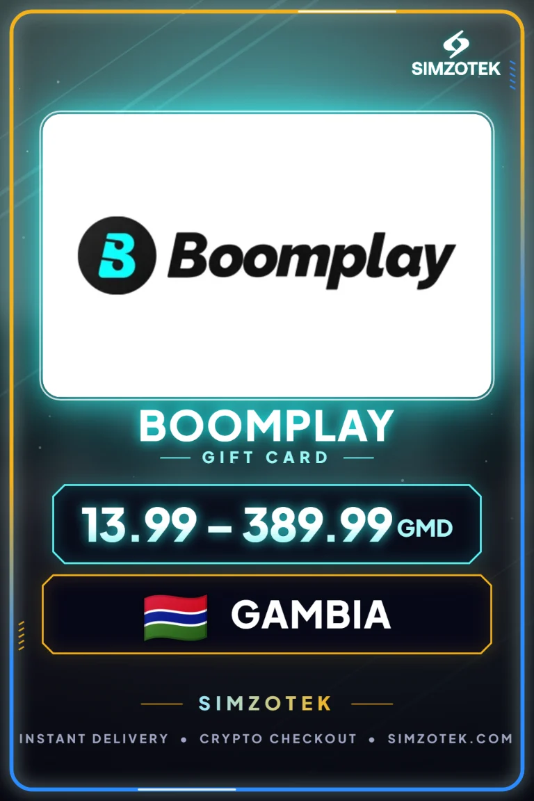 บัตรของขวัญ Boomplay (แกมเบีย)