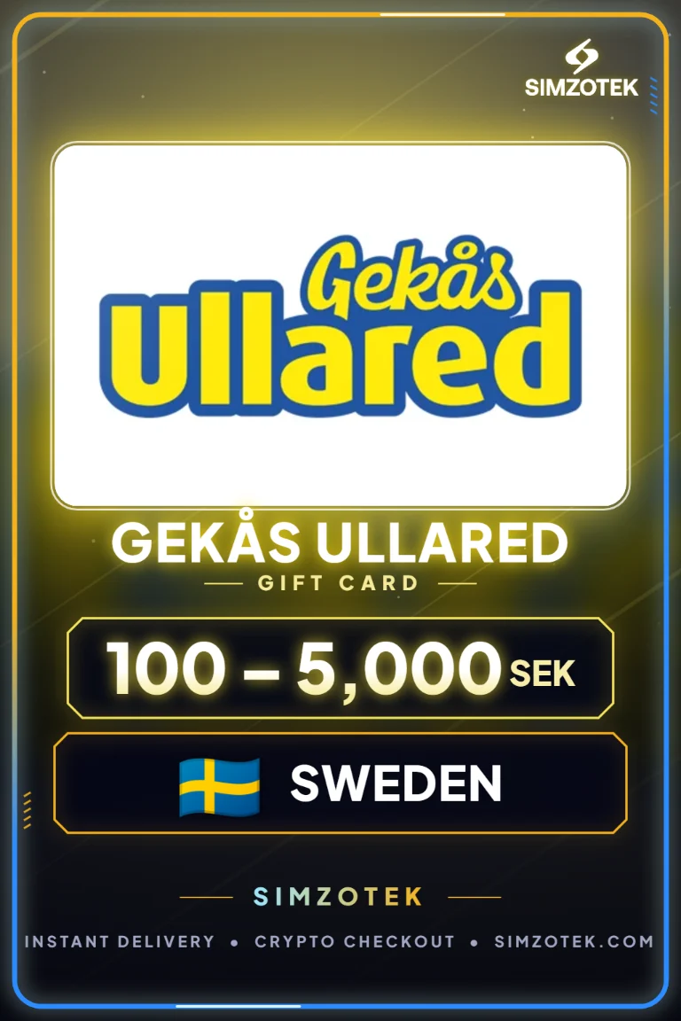 Carta regalo Gekås Ullared (Svezia)