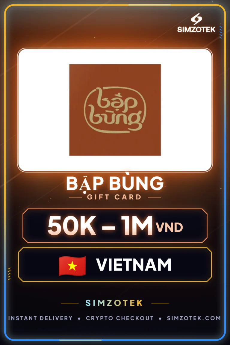 Dárková karta Bập Bùng (Vietnam)