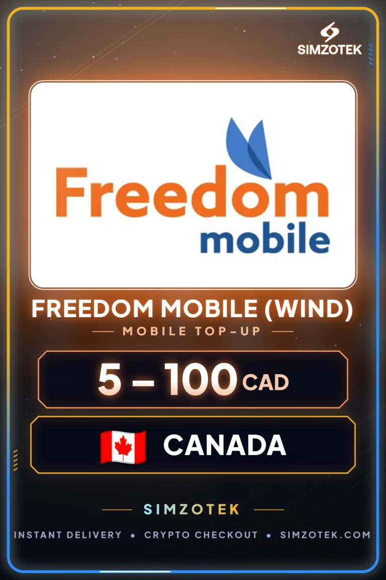 Předplacený kredit Freedom Mobile (Wind) (Kanada)