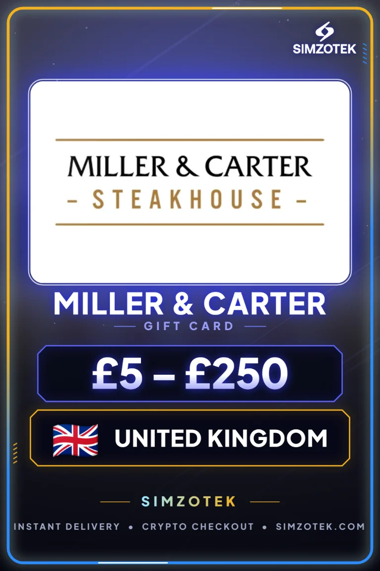 Miller & Carter 기프트카드 (영국)