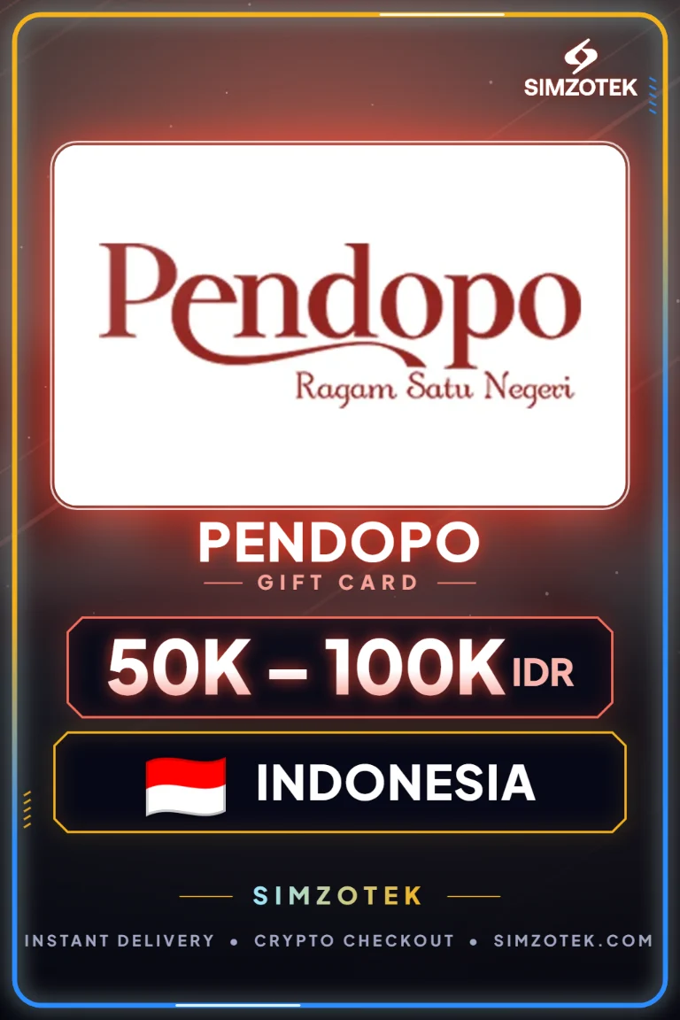 Carta regalo Pendopo (Indonesia)
